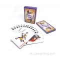 Custom poker kat plastik enprime kat jwe kat